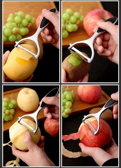 Stainless Steel 3-in-1 Vegetable Peeler & Grater