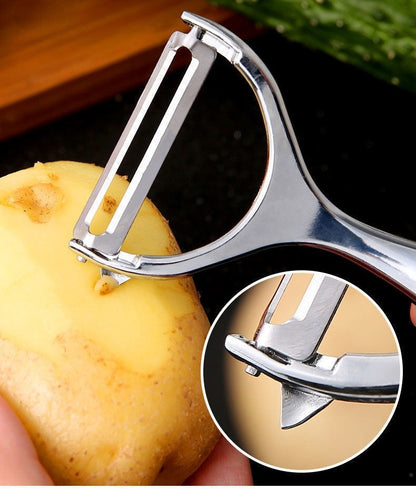 Stainless Steel 3-in-1 Vegetable Peeler & Grater