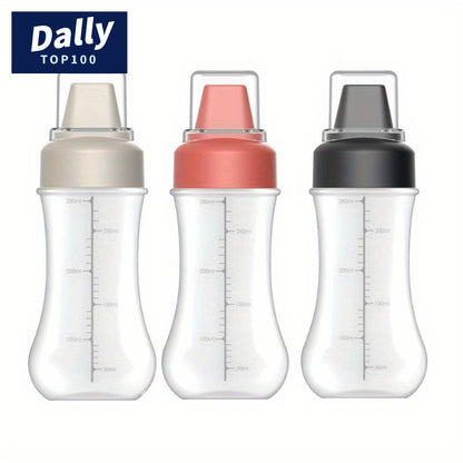 Leak-Proof Squeeze Sauce Bottles - Set of 3