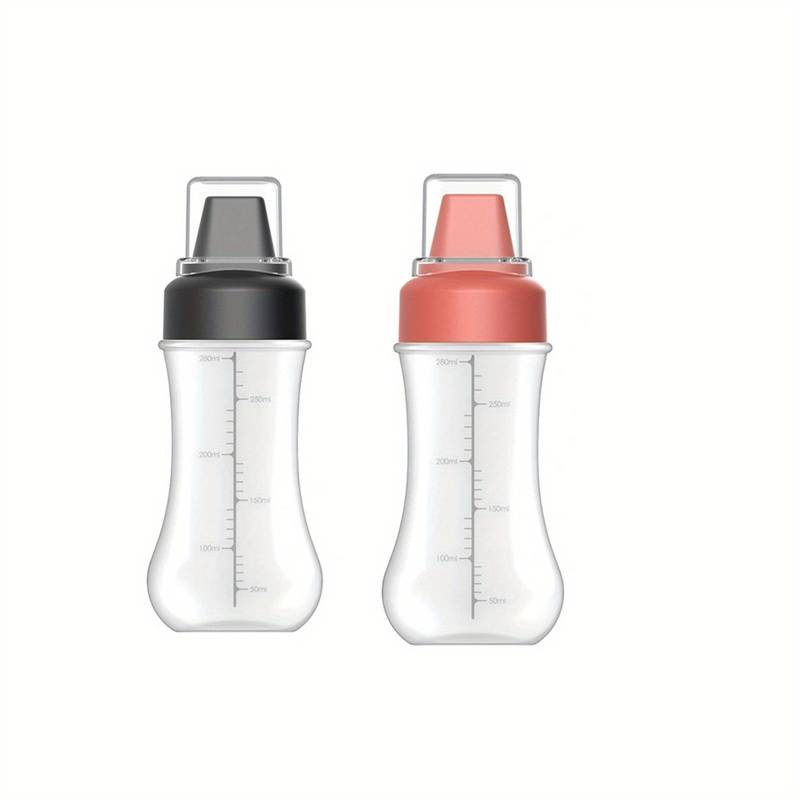 Leak-Proof Squeeze Sauce Bottles - Set of 3