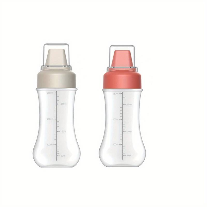 Leak-Proof Squeeze Sauce Bottles - Set of 3