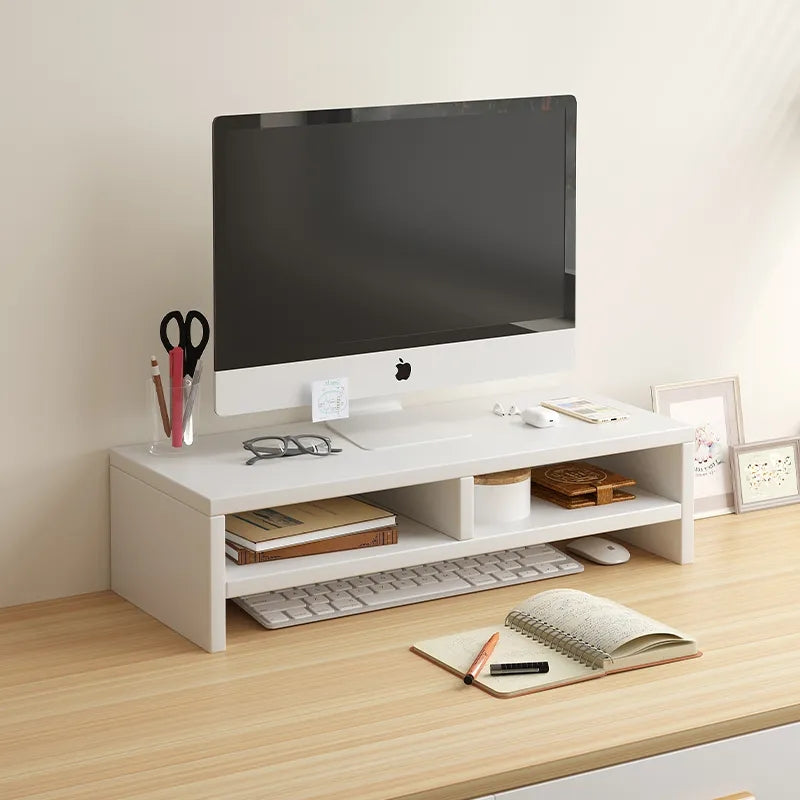 Ergonomic Monitor Riser with Storage