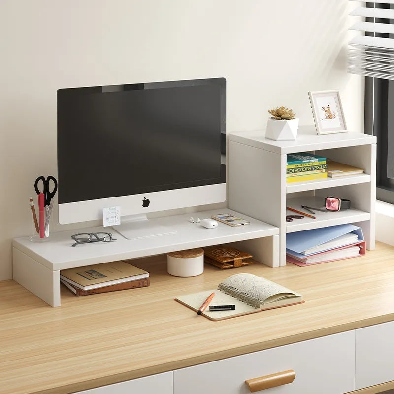Ergonomic Monitor Riser with Storage