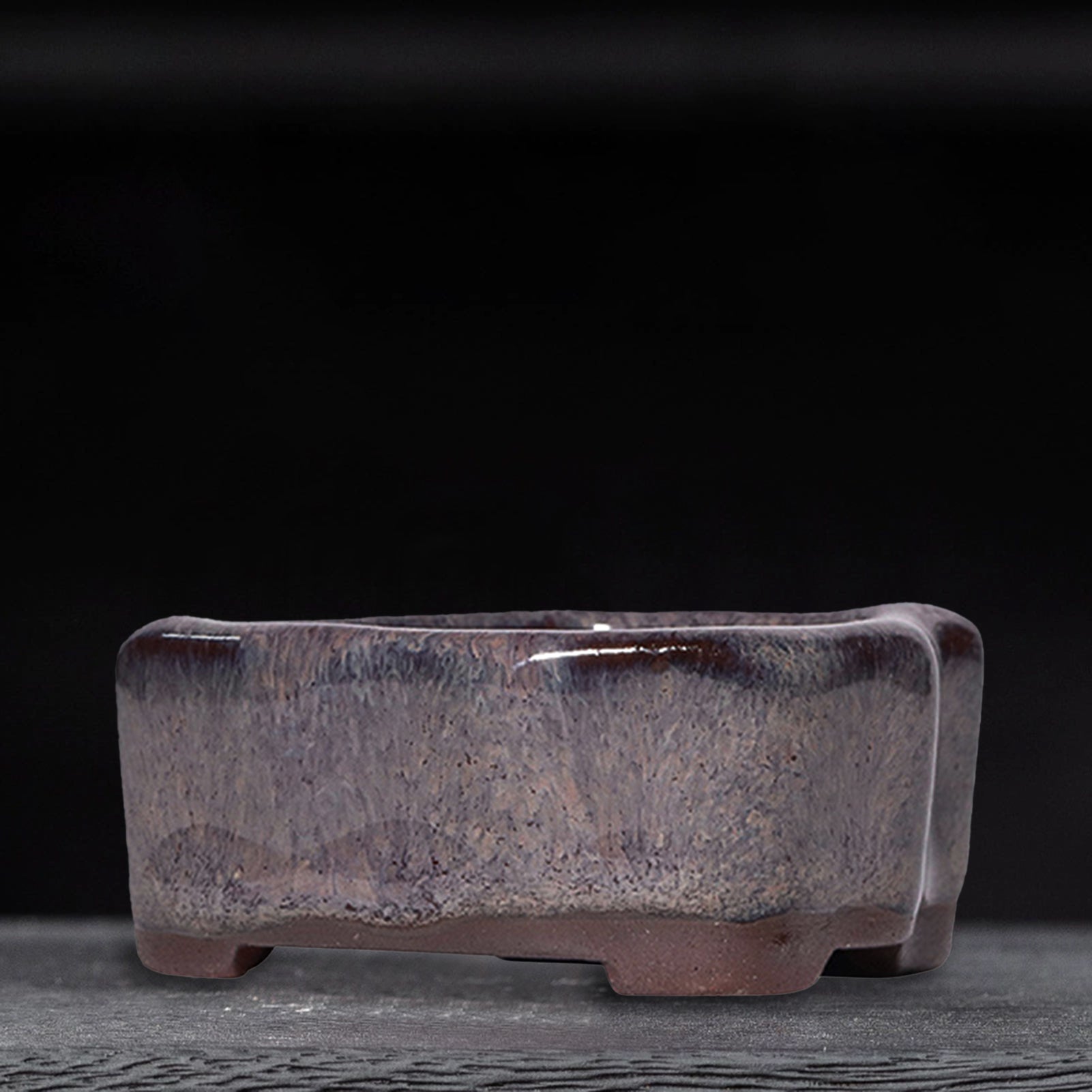 Tiny Purple Ceramic Succulent Planter