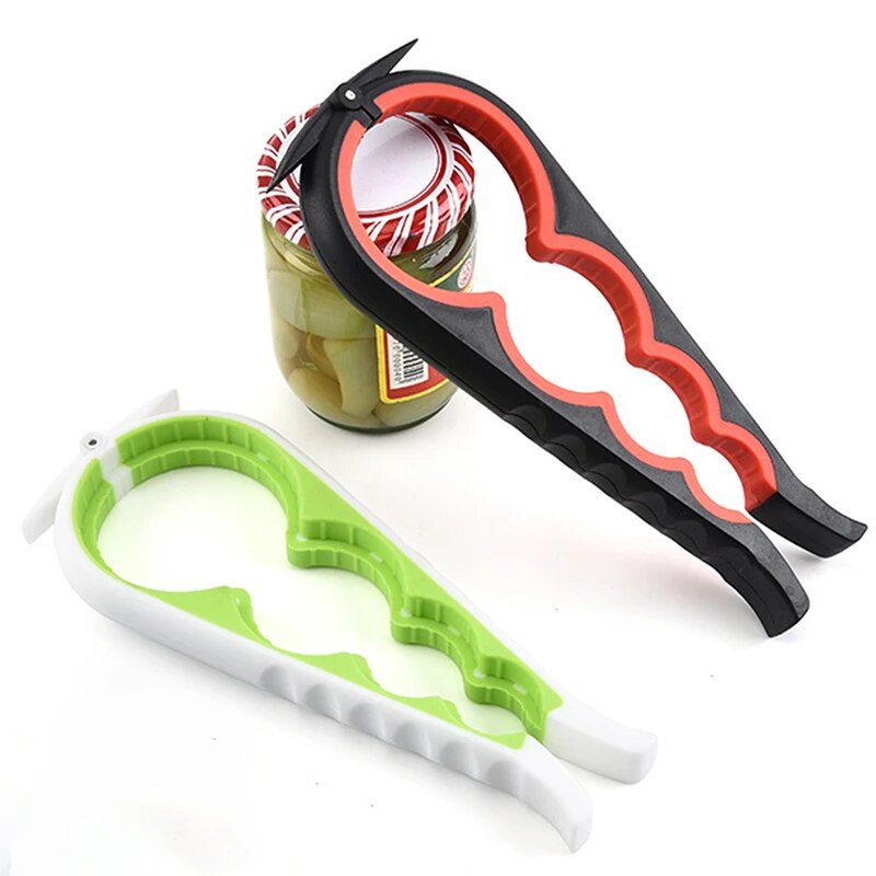 4-in-1 Manual Can & Bottle Opener Tool