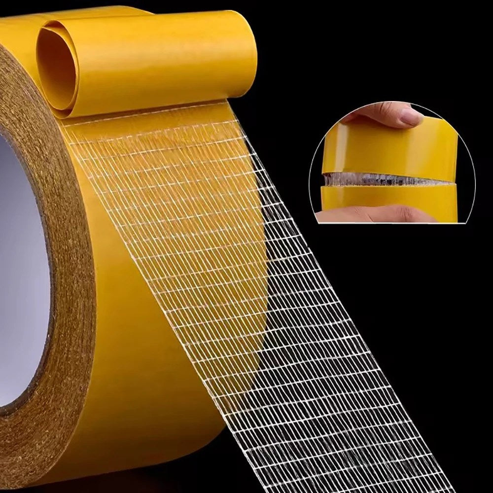 Clear Heavy-Duty Double-Sided Tape Roll