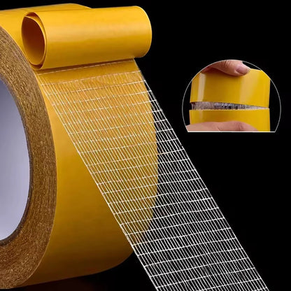 Clear Heavy-Duty Double-Sided Tape Roll