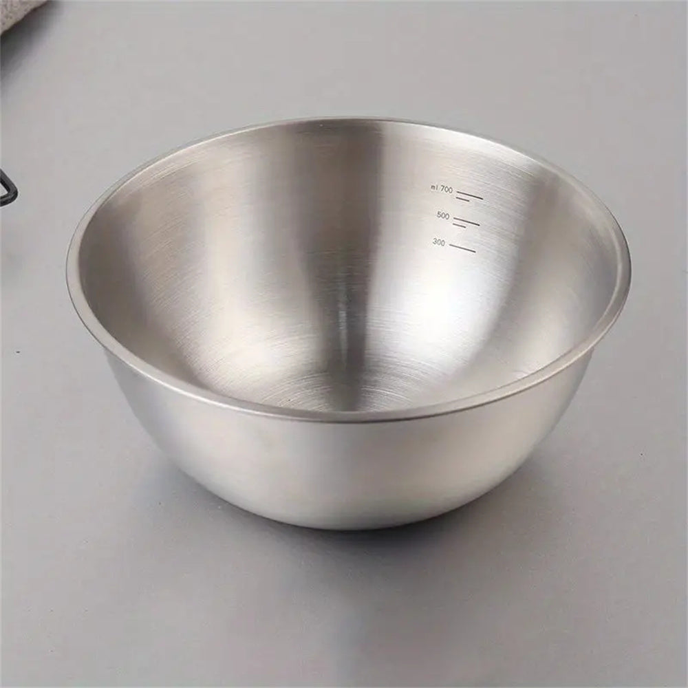 Stainless Steel Mixing Bowls with Scale