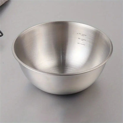 Stainless Steel Mixing Bowls with Scale