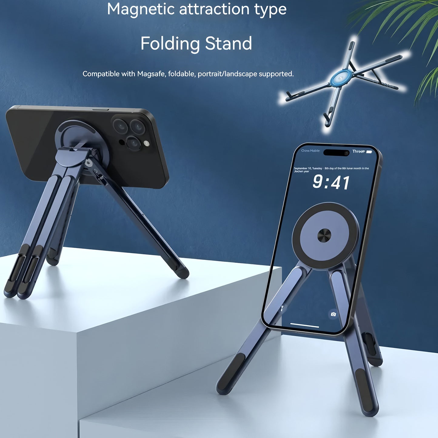 Foldable Phone Tripod & Selfie Stick 3-in-1