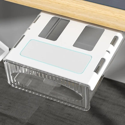 Hidden Under-Table Storage Drawer