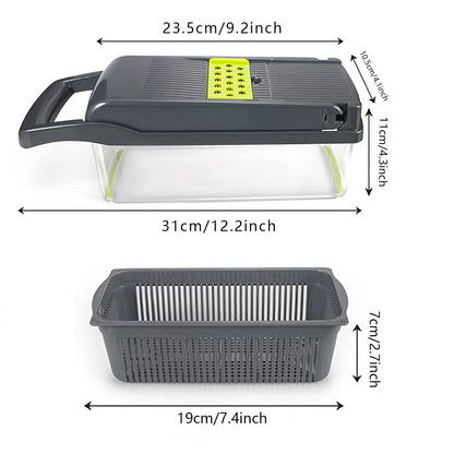 manual stainless steel vegetable slicer -430 level square blade potato cucumber